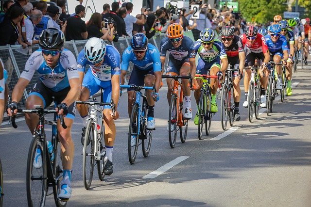 Road Cyclists in a paceline